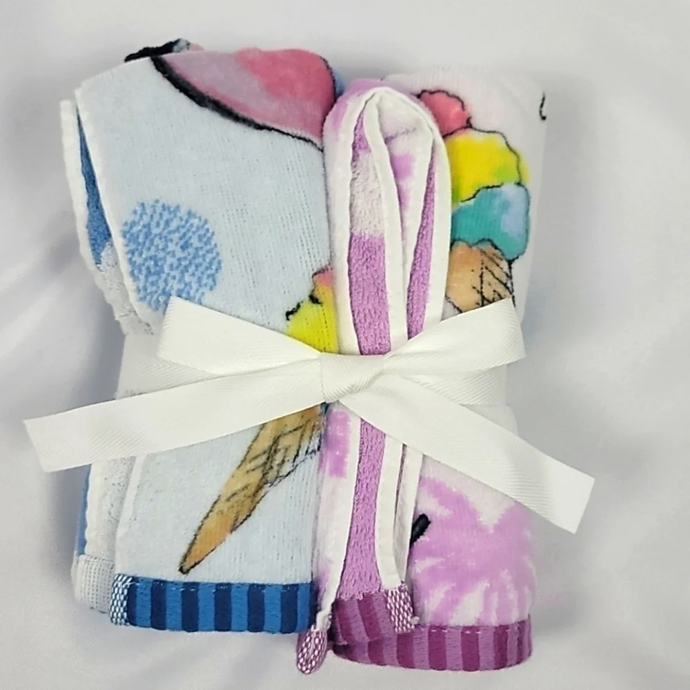 Disney Stitch Face towels 2 pack